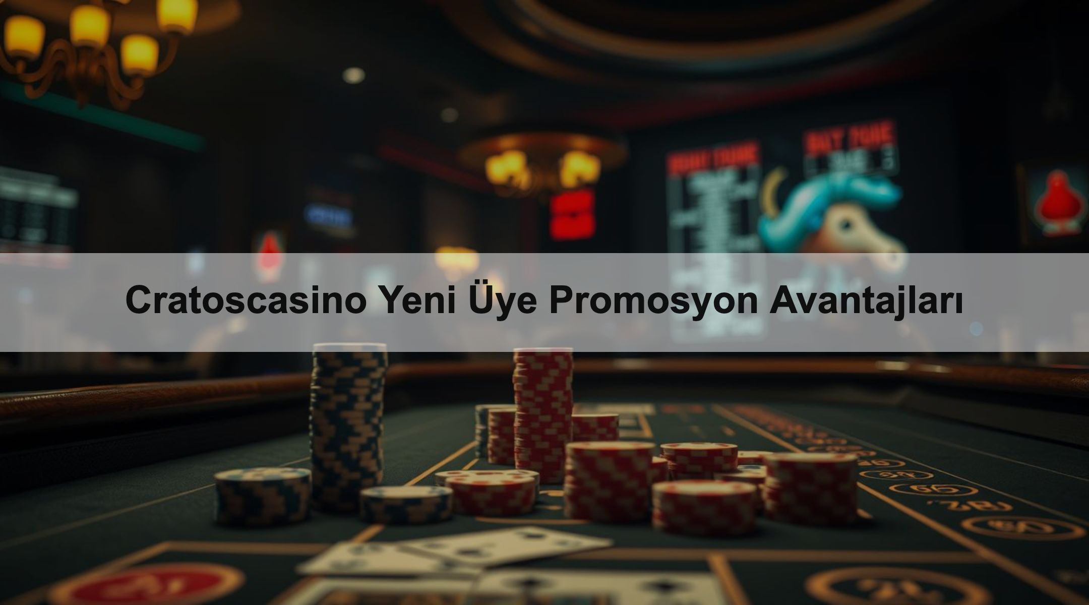 Cratoscasino Yeni Üye Promosyon Avantajları
